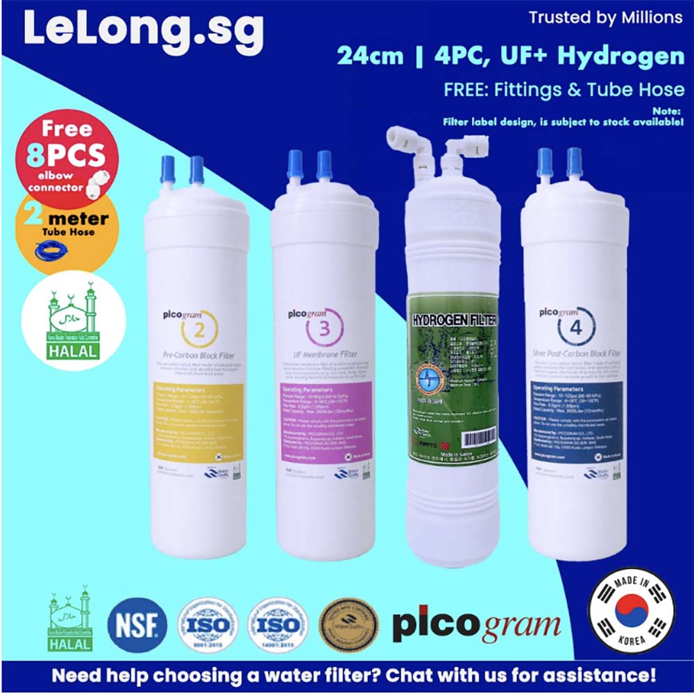 Ultra-Fine Hydrogen Alkaline Antioxidant 20cm, 24cm, 29cm, Korea Filters Cartridge for Korea Water Purifier