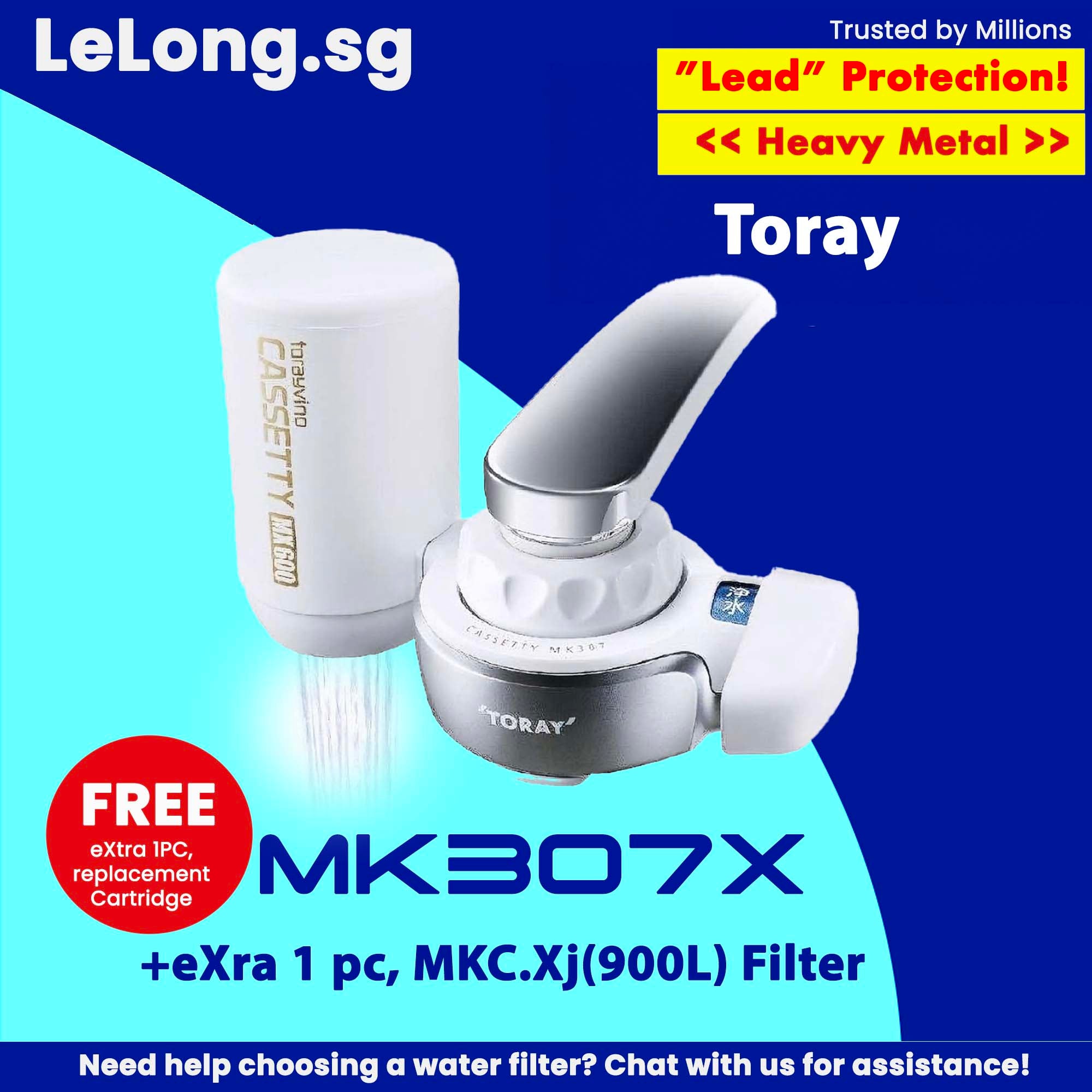 Torayvino MK307 Faucet Hollow Fiber Membrane Tap Water Filter