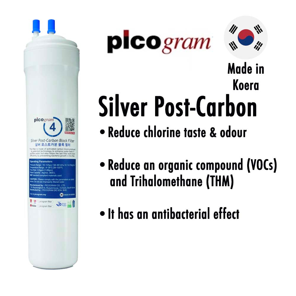 29cm/ 11" Korea ULTRA FILTRATION + HYDROGEN-RICH Water Filtration Replacement Cartridges, UF Membrane, Pre-Carbon, Hydrogen Filter, Post-Carbon Filter+Alkaline Ball+Doulton Sterasyl Filter