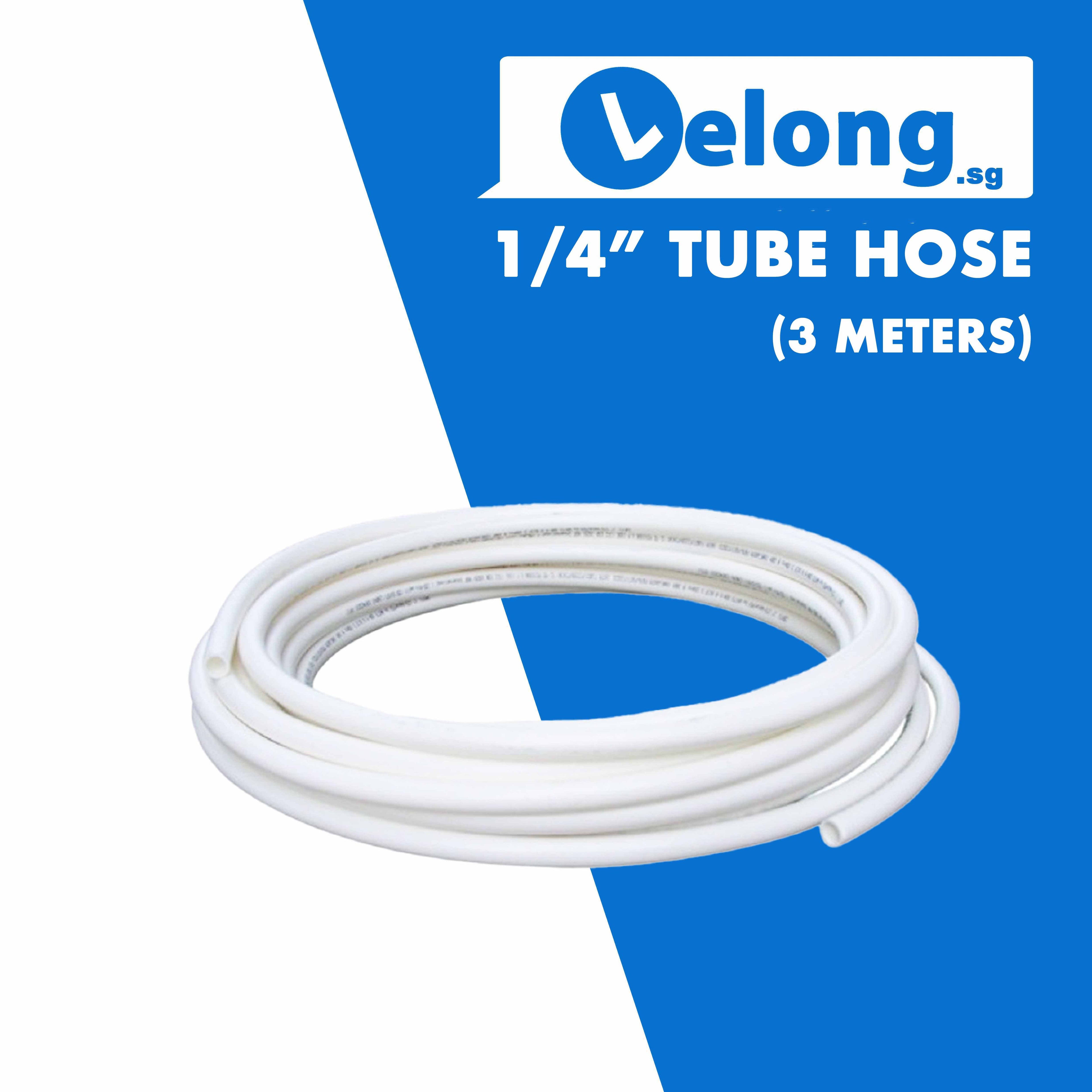 1/4" inch - 6.35mm, White Tube Hose, Water Filter Tube Hose