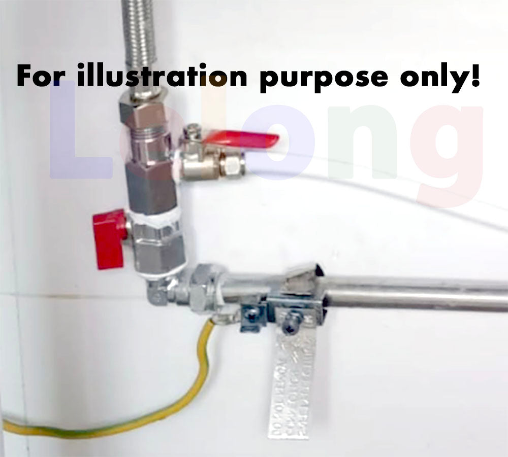 Fitting 3/8" inch Ball valve adapter Feed Adapter to 3/8" inch tube hose, Valve adapter water filters