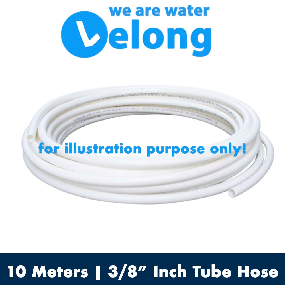 3/8" inch - 9.5mm, HARD White Tube Hose, Water Filter Tube Hose