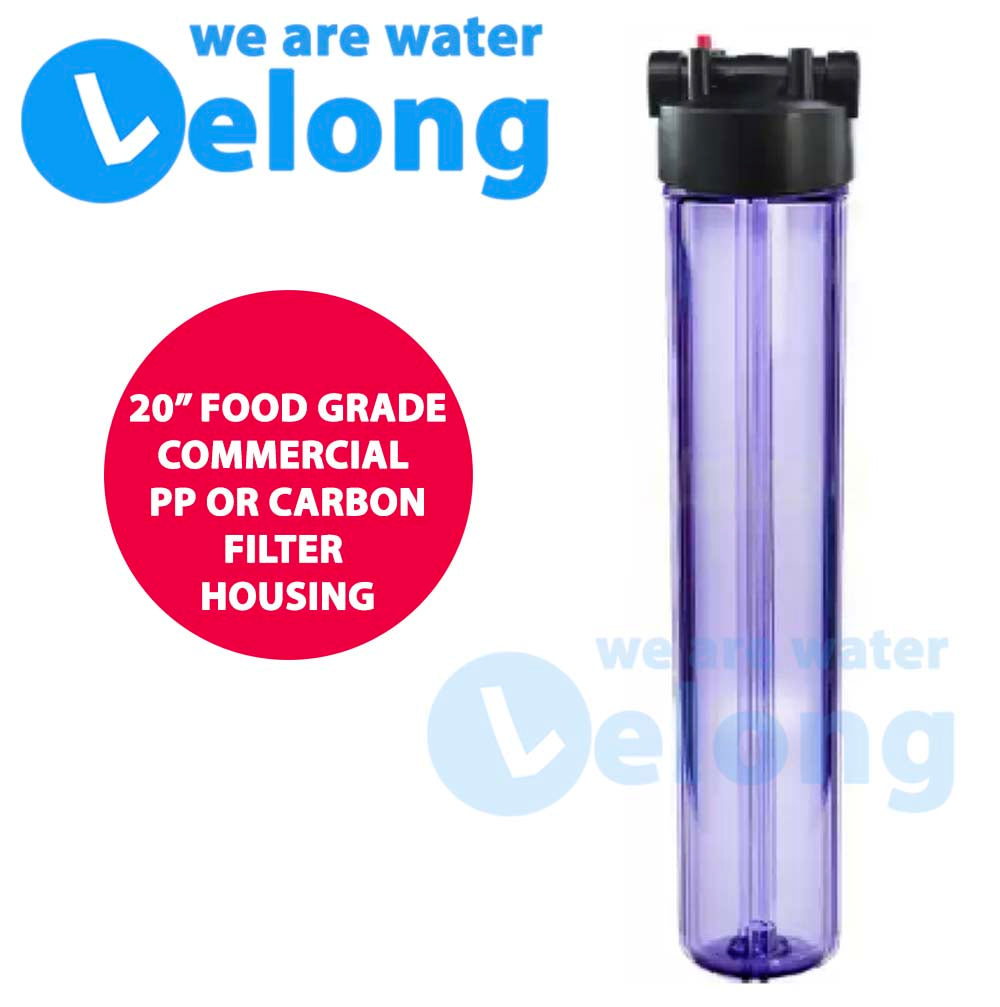 20 INCH PP SEDIMENT PRE-FILTER TRANSPARENT HOUSING, WATER FILTER,