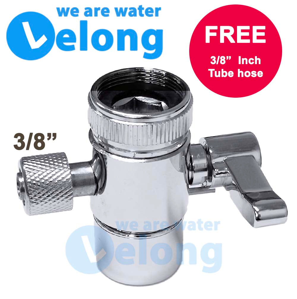 3/8" inch 1 Way Faucet Diverter