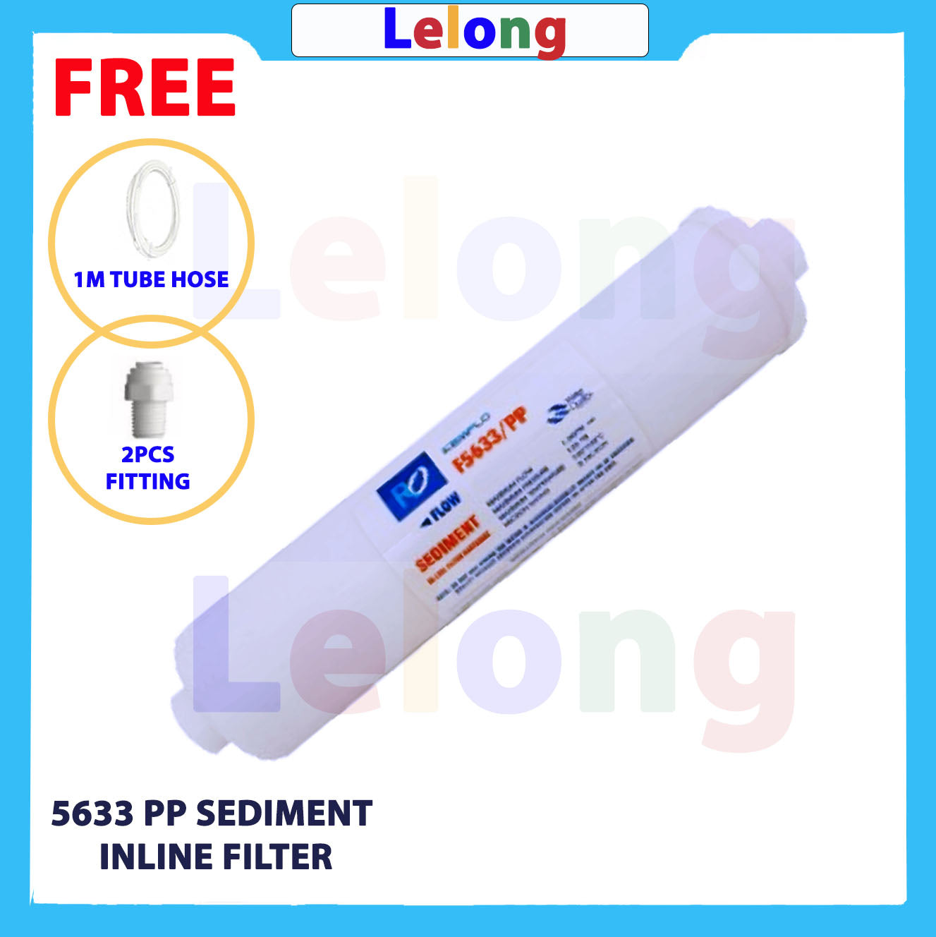 Kemflo F5633/PP SEDIMENT INLINE FILTER CARTRIDGE