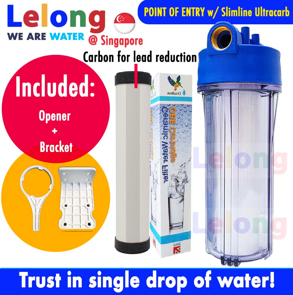 Doulton Ultracarb Slimline OBE (LEAD Reduction) + Main Pipe POE, Water Filters Water Purifier