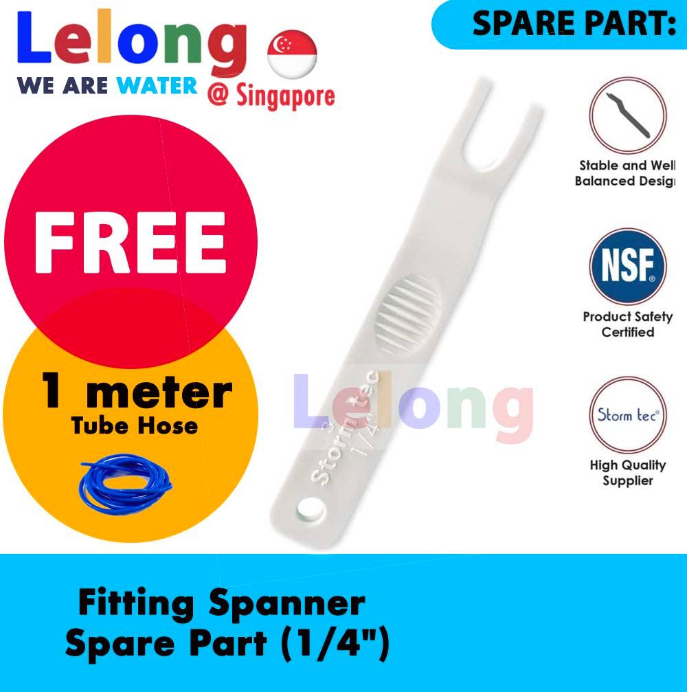 Fitting Spanner Spare Part (1/4"), ELBOW FITTING REMOVER, 4UE4 ELBOW FITTING REMOVAL TOOL WATER PURIFIER FITTING