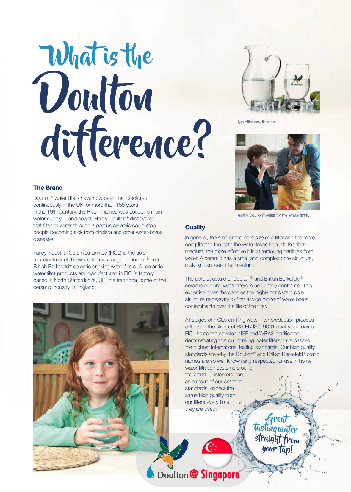 W9123053 10" UltraCarb NSF Drinking Water Filter ¦ Short Thread Element ¦ 9501