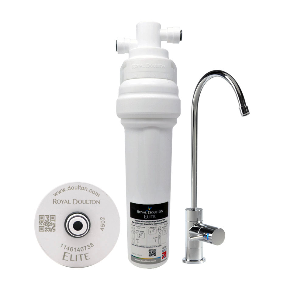 Royal Doulton Elite advanced premium drinking water purifier system, Optimized for significant reduction of fluoride in drinking water