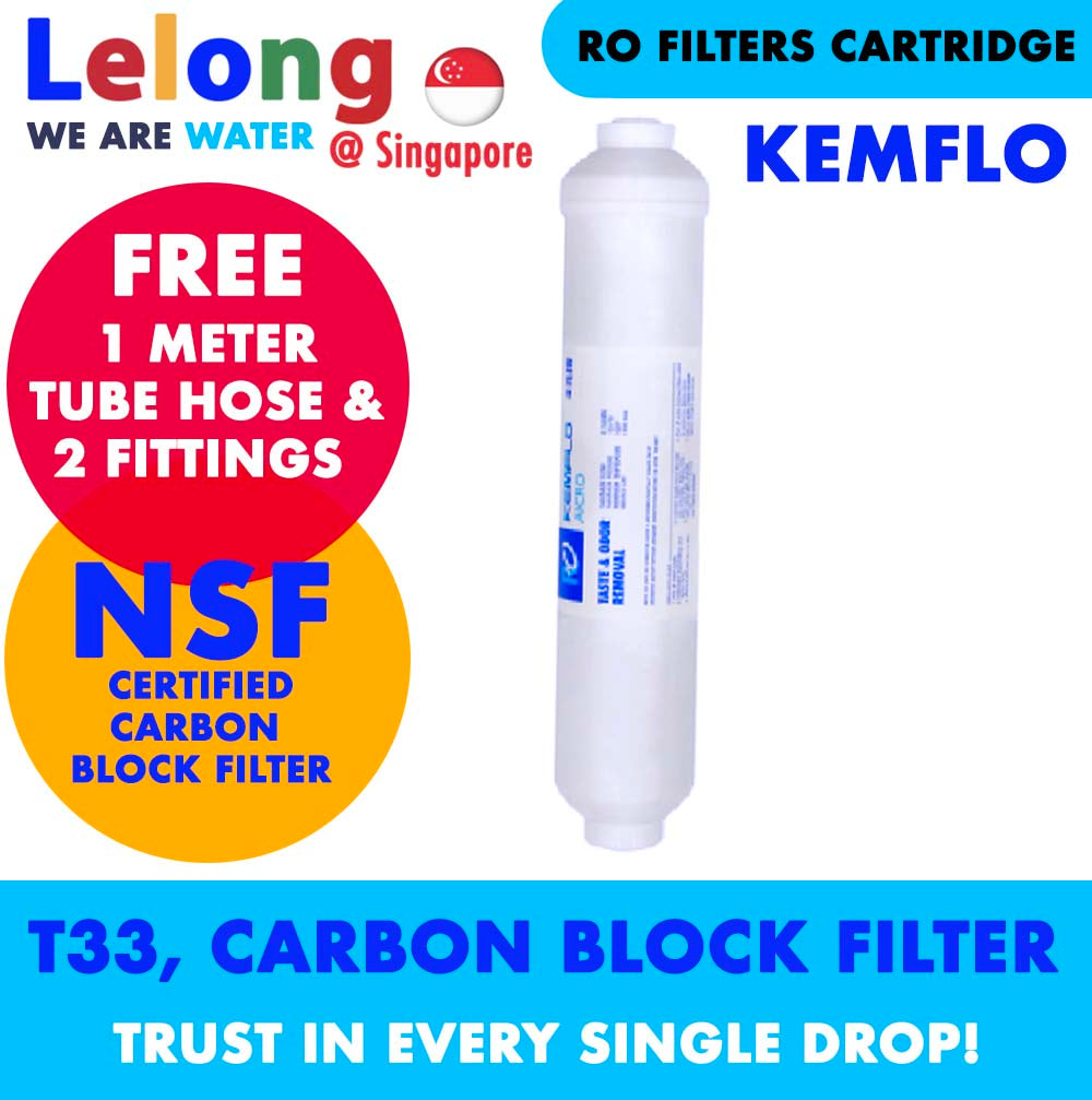 KEMFLO TAIWAN T33 CARBON AICRO NSF Cartridge