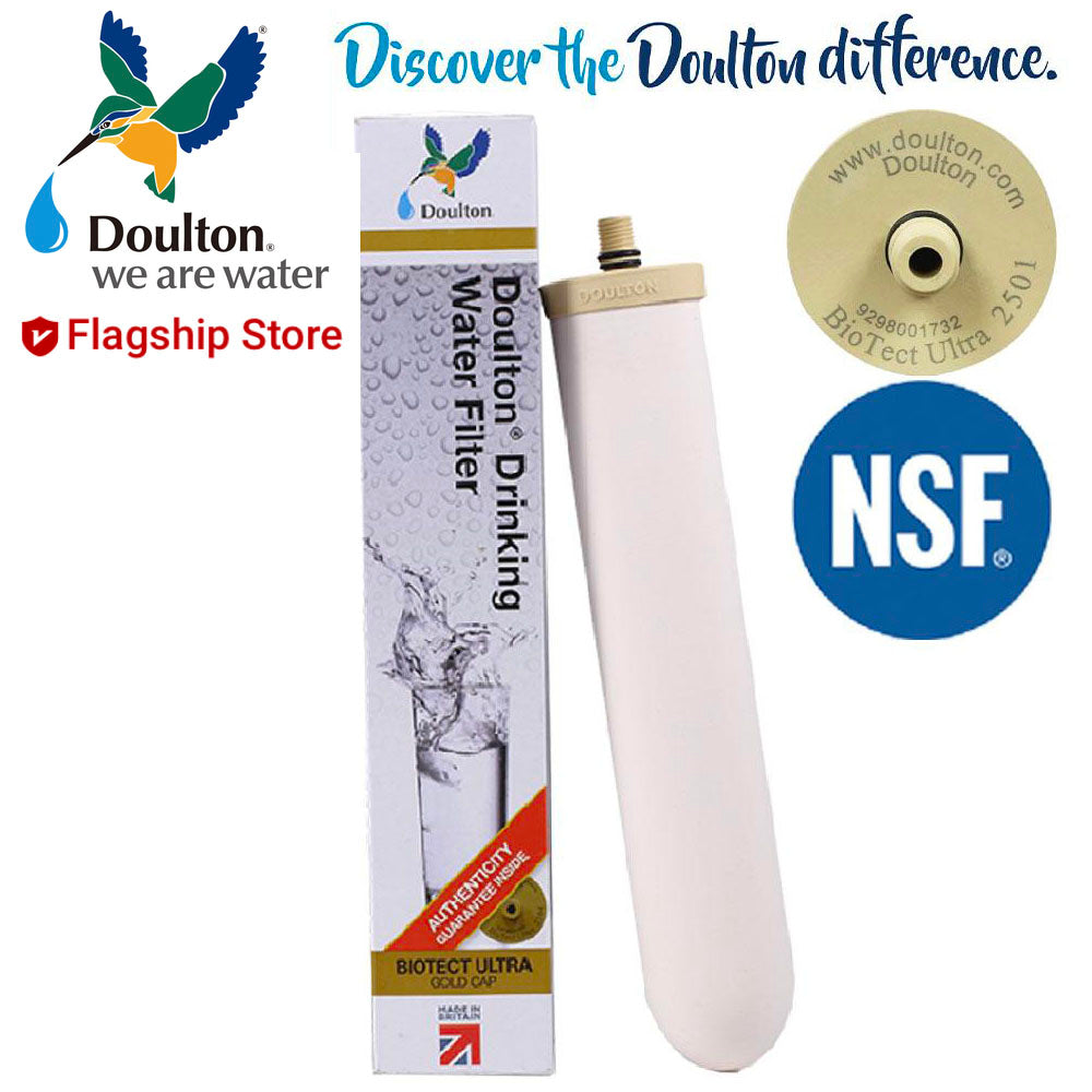 W9123050 10" Doulton BioTect Ultra ¦ Short Thread Element M12 mount ¦ NSF ¦ 2501