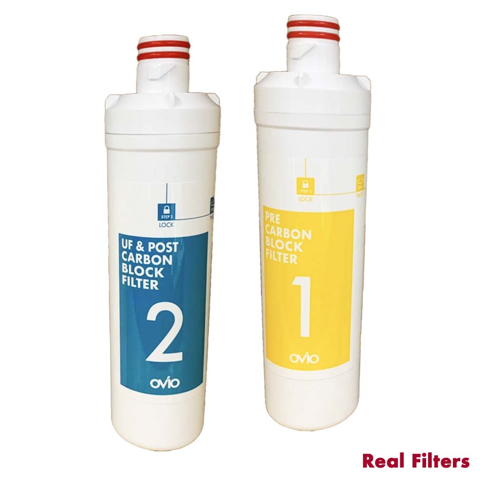 Korea Ovio Origin 9 PCS, 2 Years Korea Original Compatible filters for Stera Tankless Water Purifier, 6PCs Carbon & 3PC UF