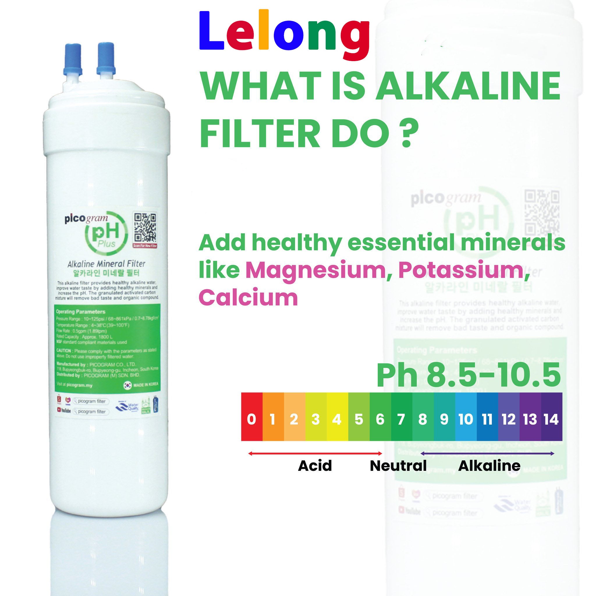 LL830 Korea Ultra-Filtration Water Purifier System, Hot & Cold