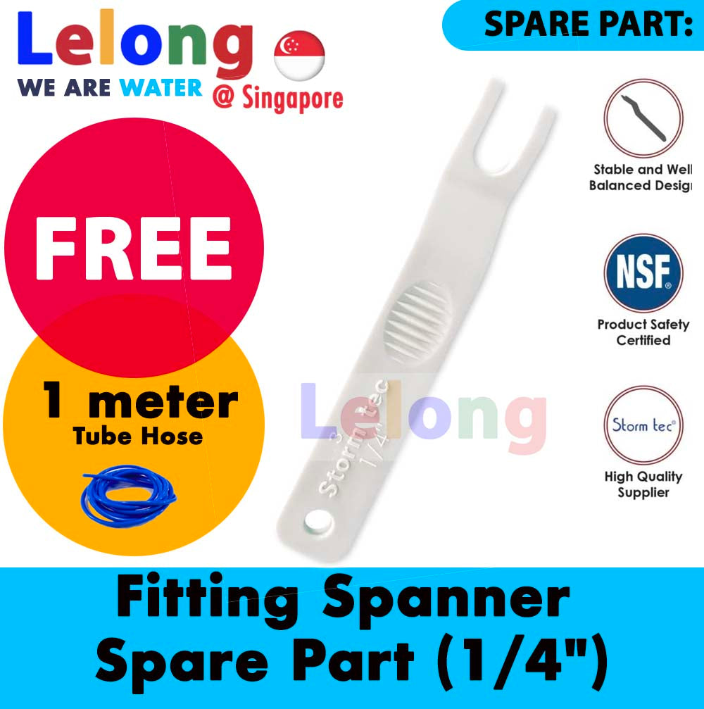 Fitting Spanner Spare Part (1/4"), ELBOW FITTING REMOVER, 4UE4 ELBOW FITTING REMOVAL TOOL WATER PURIFIER FITTING
