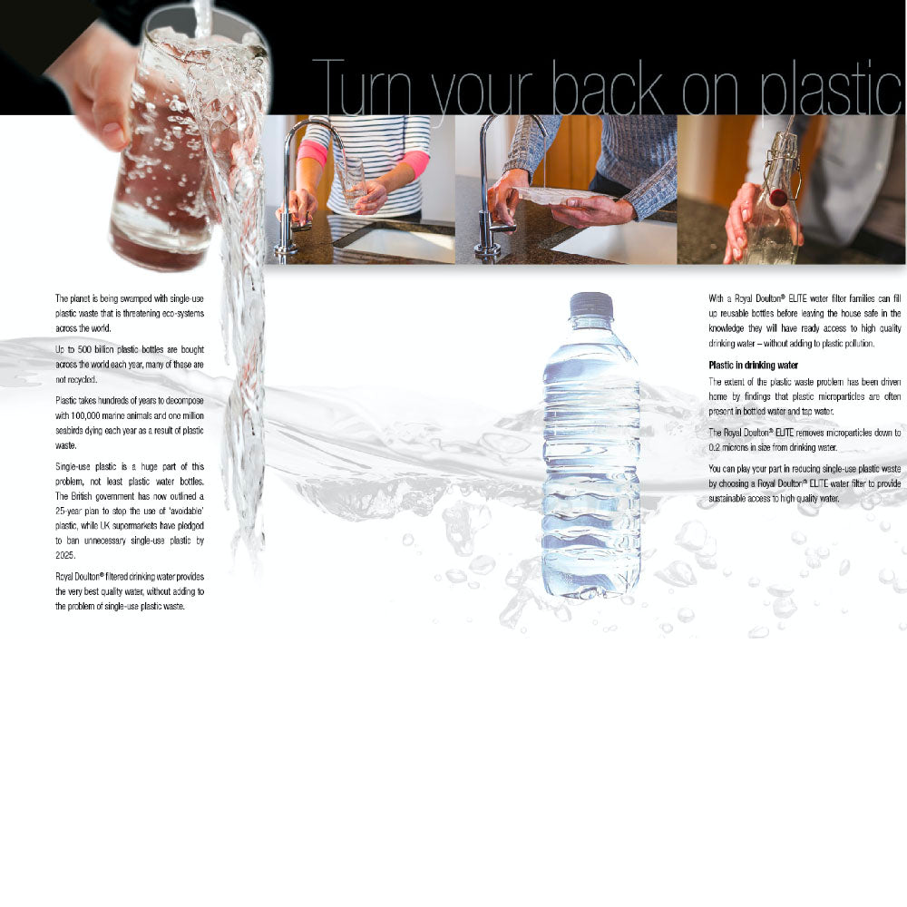 Royal Doulton Elite advanced premium drinking water purifier system, Optimized for significant reduction of fluoride in drinking water