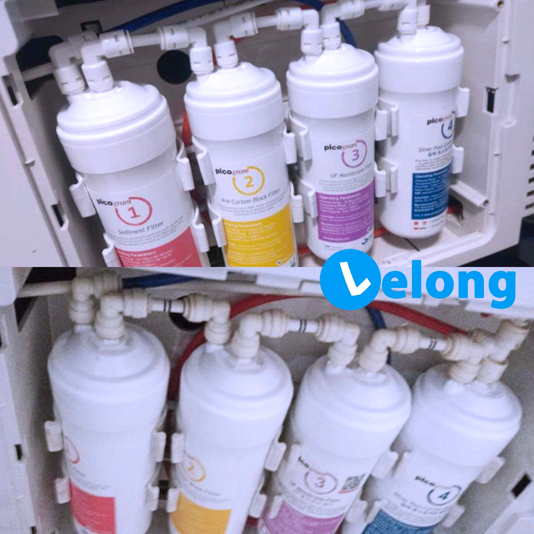 【Free PRE-FILTER +Fitting】Compatible to Cuckoo Fusion Top, King Top, Icon, Iris, Xcel Dispenser 8 Inch Picogram Korea HALAL Filters