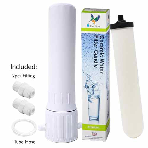 10" Ceramic Water Filter Housing OR with Doulton Sterasyl NSF Filter element