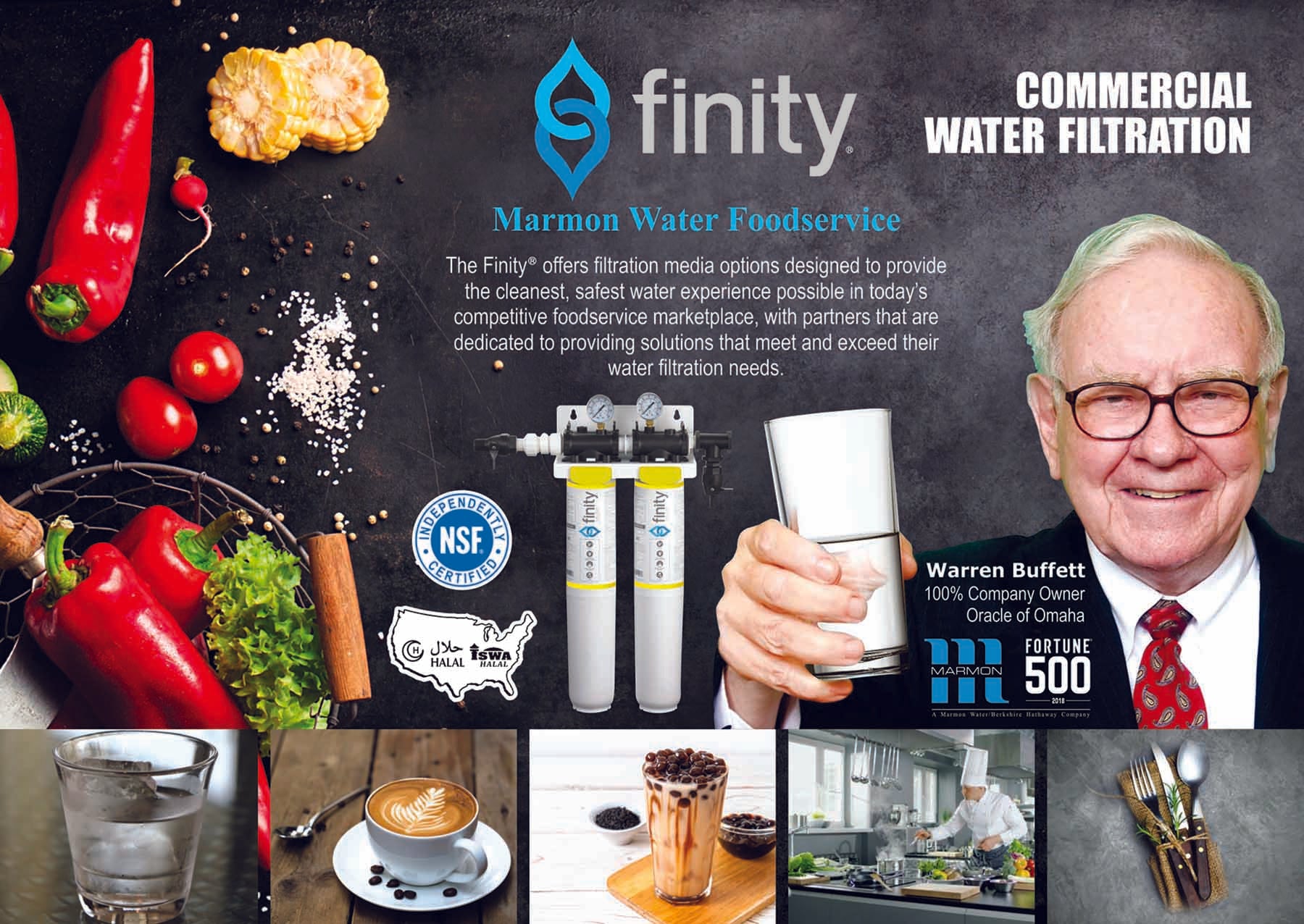 FINITY FOOD SERVICE WATER FILTRATION SYSTEM