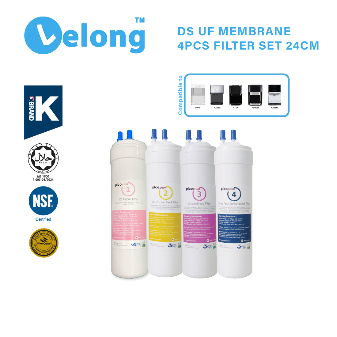 Korea Water Filters Ultra-Fine Water Filtration replacement cartridge for LL830, LL300, Tong Yang Magic 9900c, 8900c, 8230c, 8201c Korea Water Filters water purifier Korea Filter Korea Water Filter Cartridge Korea Water Filtration Korea Purification