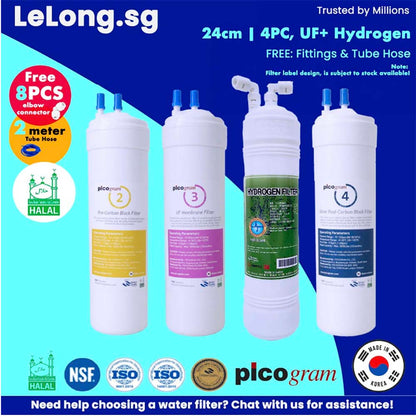 Ultra-Fine Hydrogen Alkaline Antioxidant 20cm, 24cm, 29cm, Korea Filters Cartridge for Korea Water Purifier