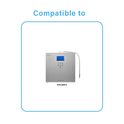 BUNDLE: KYK FILTER 1 &amp; 2, KYK ALKALINE IONIZER REPLACEMENT CARTRIDGE  FILTER N1 + N2, FILTER 1 + FILTER 2 [GOLD/Navy Blue Chipset 6000K + 9000K]
