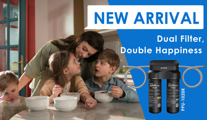 Pureal Hybrid Home PPU1020K Under Sink Water Filter System, 38,000 Litres, NSF 42 &amp; 372, food preparation, cooking, drinking &amp; showering