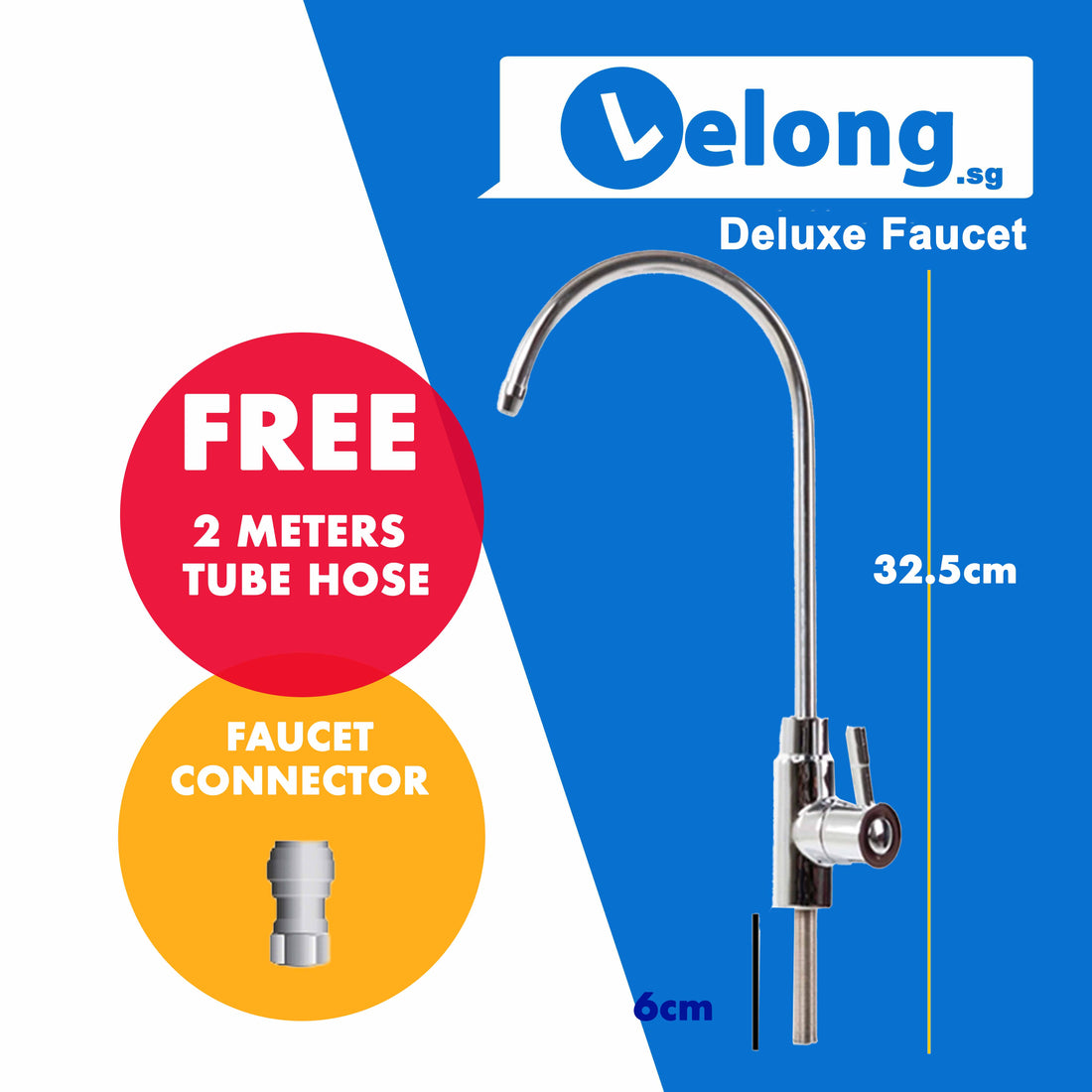 Deluxe Water Filter Faucet, Counter Top Faucet, Water Filter Faucet