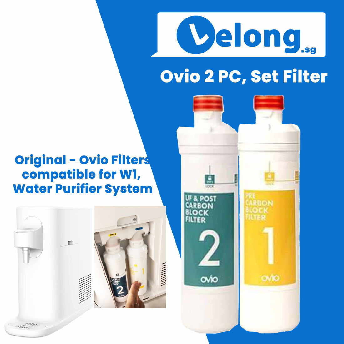 Korea Ovio Origin Korea Original Compatible filters 1 & 2 (Yellow & Green)
