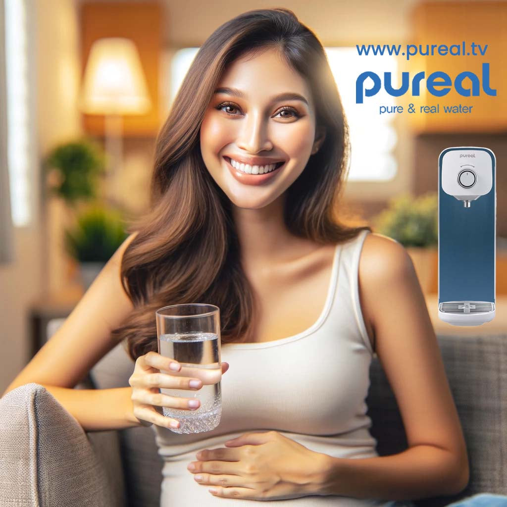 PREMIUM KOREA PUREAL PPA100 TANKLESS DRINKING WATER PURIFIER SYSTEM, POWER BY ELECTRO POSITIVE MEMBRANE WATER FILTRATION