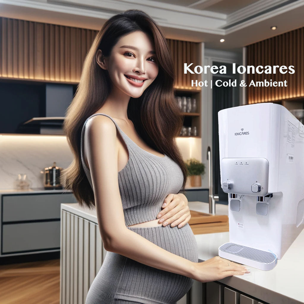 [FREE Installation + ideal for Small Office use] Korea Ioncares Su Jeong HOT COLD AMBIENT Premium Water Purifier System with Ultra Fine Filtration Water Purifier