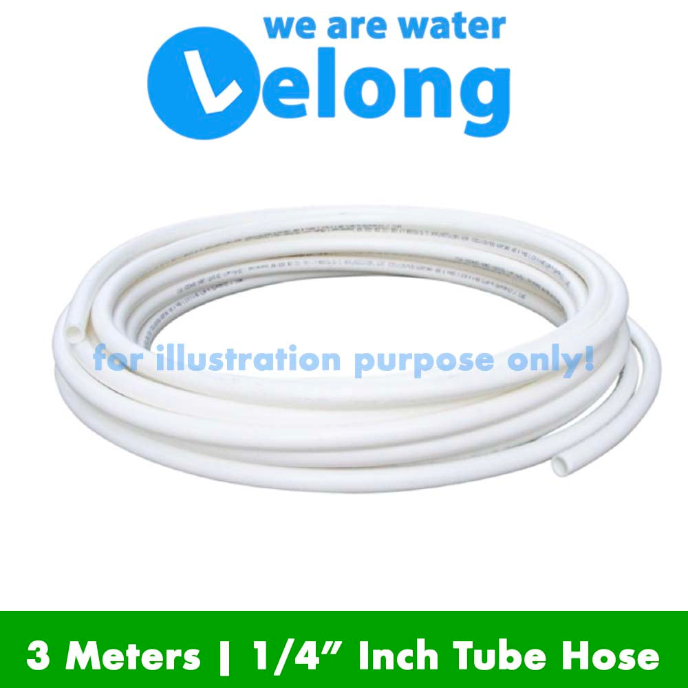 1/4&quot; inch - 6.35mm, White Tube Hose, Water Filter Tube Hose