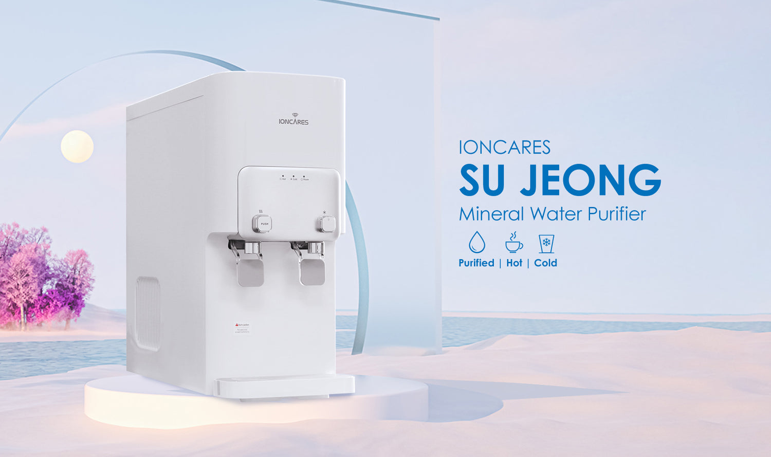 [FREE Installation + FREE Undersink System] Korea Ioncares Su Jeong HOT COLD AMBIENT Premium Water Purifier System with Ultra Fine Filtration Water Purifier