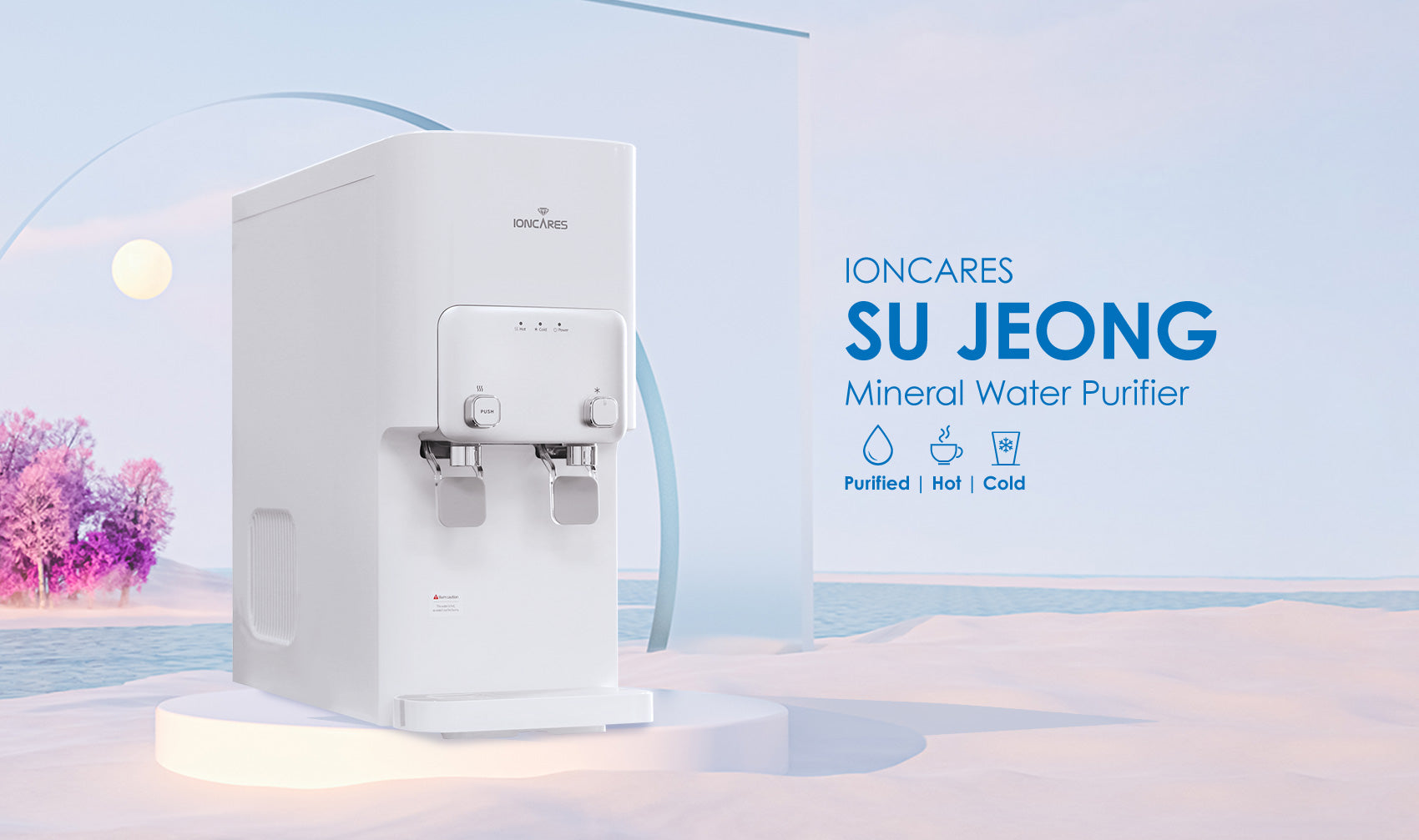 [FREE Installation + FREE Undersink System] Korea Ioncares Su Jeong HOT COLD AMBIENT Premium Water Purifier System with Ultra Fine Filtration Water Purifier