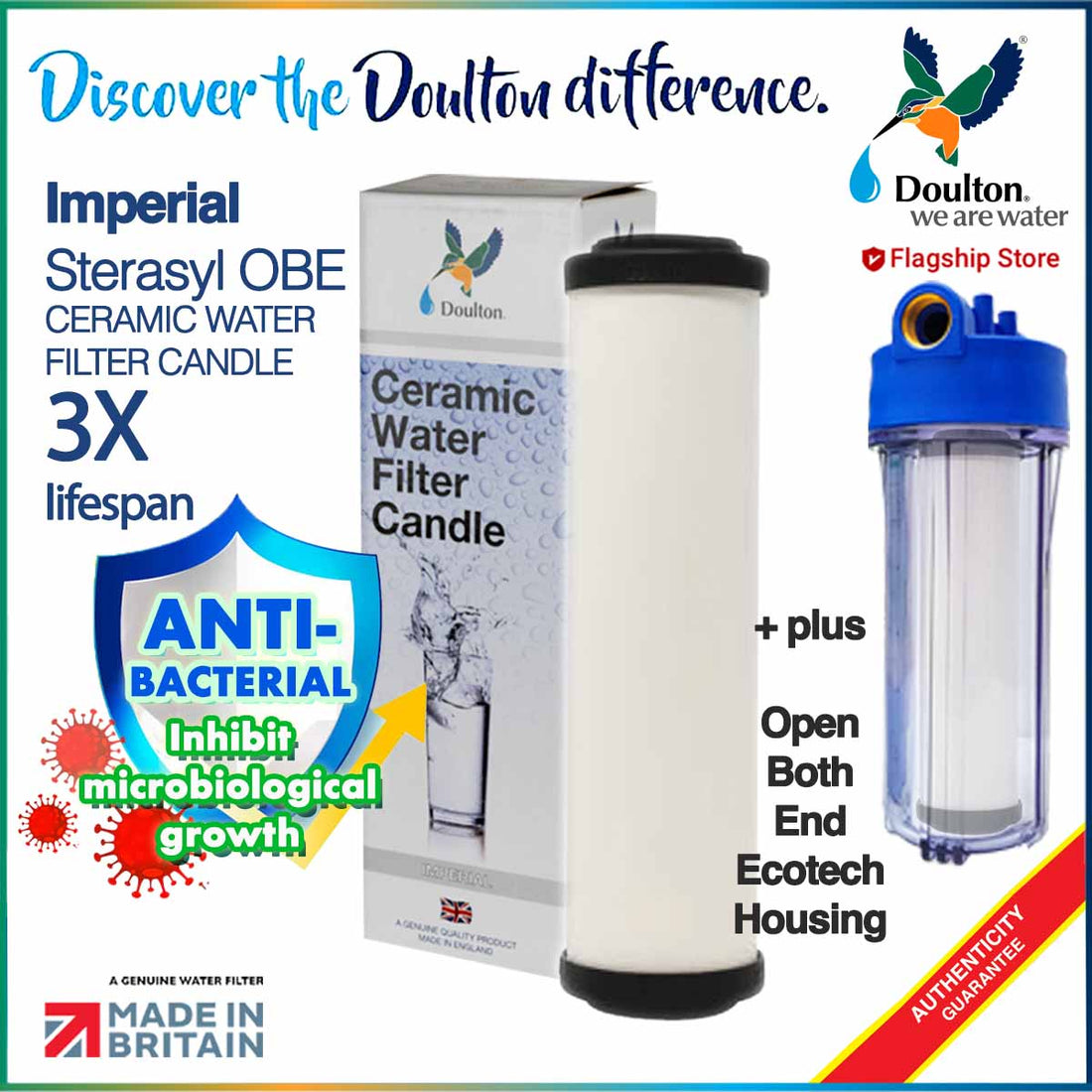 ECOTECH POE, Point of Entry Water Filters Water Purifier PP Sediment Filters