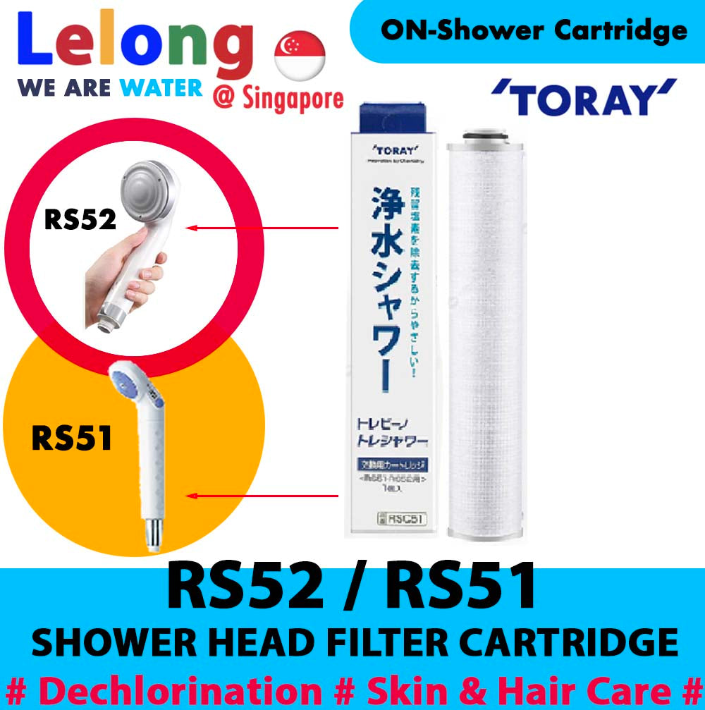 Toray RSC51 replacement cartridge for Toray Shower head filter RS51, RS52