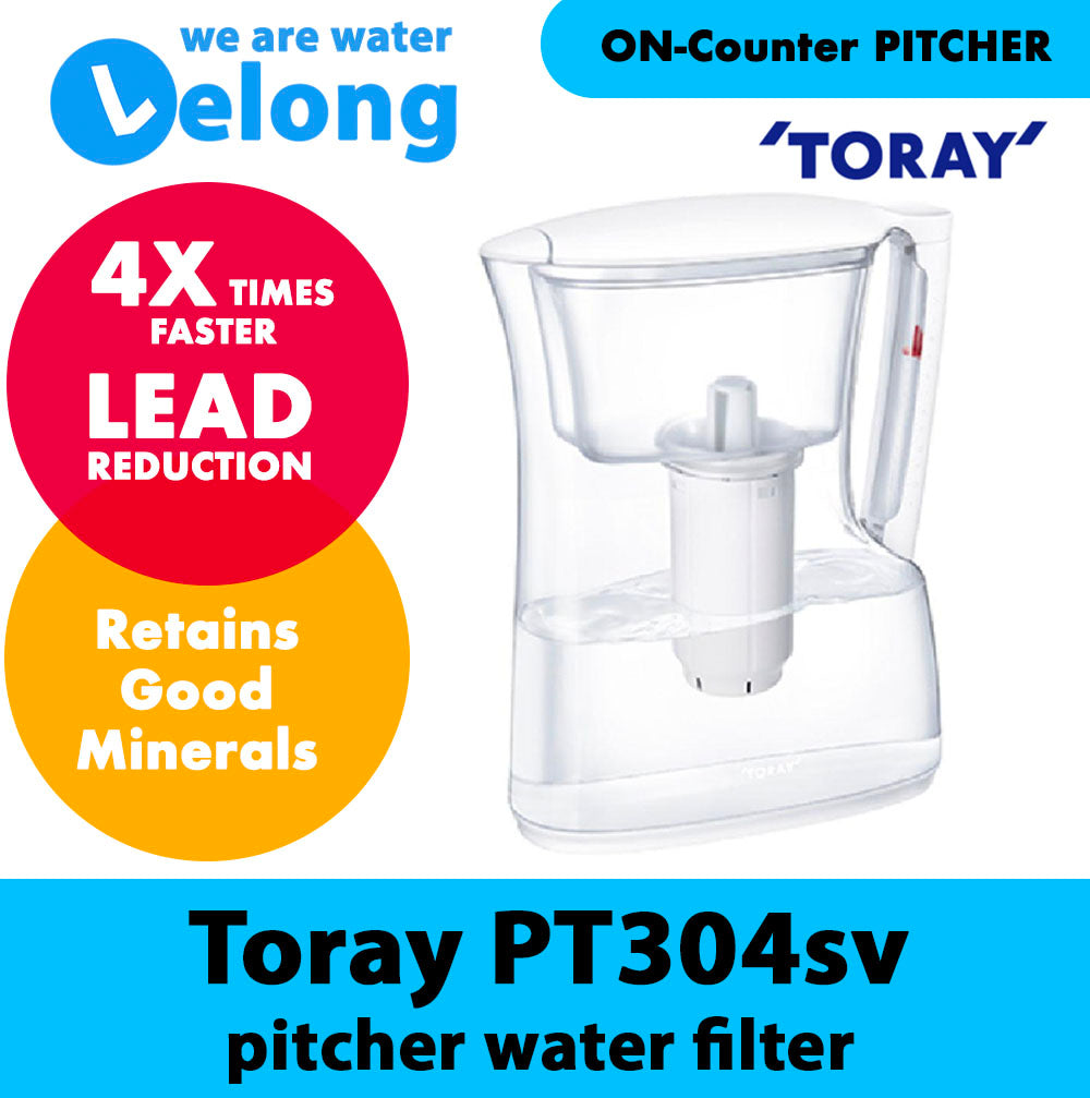 Torayvino PT304VSV Pitcher, Water Purifier, Water Filter