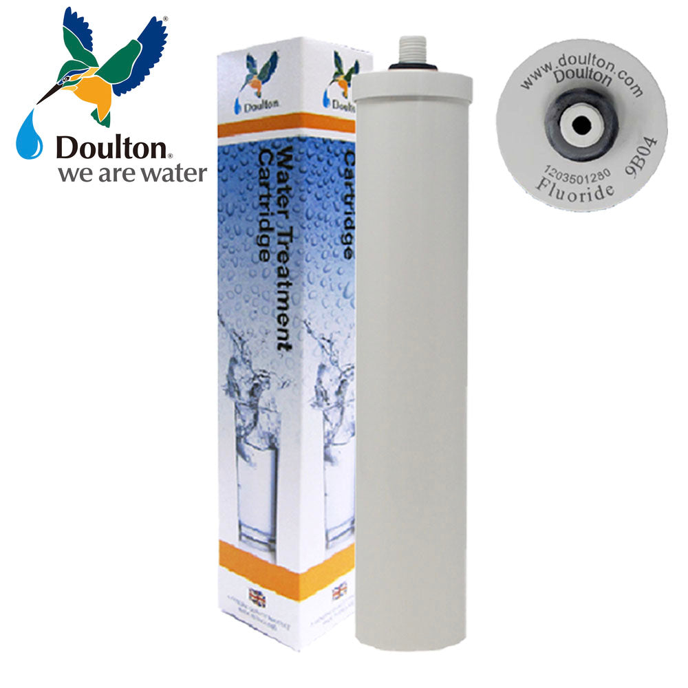 W9125030 10&quot; Doulton Fluoride Reduction Cartridge ¦ Short Thread ¦ 9B04