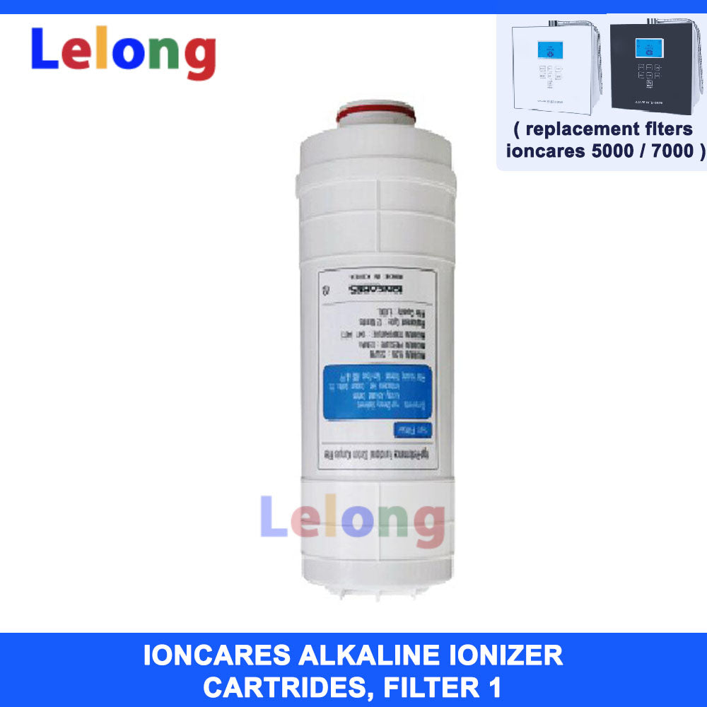 Filters 1 for Luxury Ioncares Premium Alkaline Water Ionizer