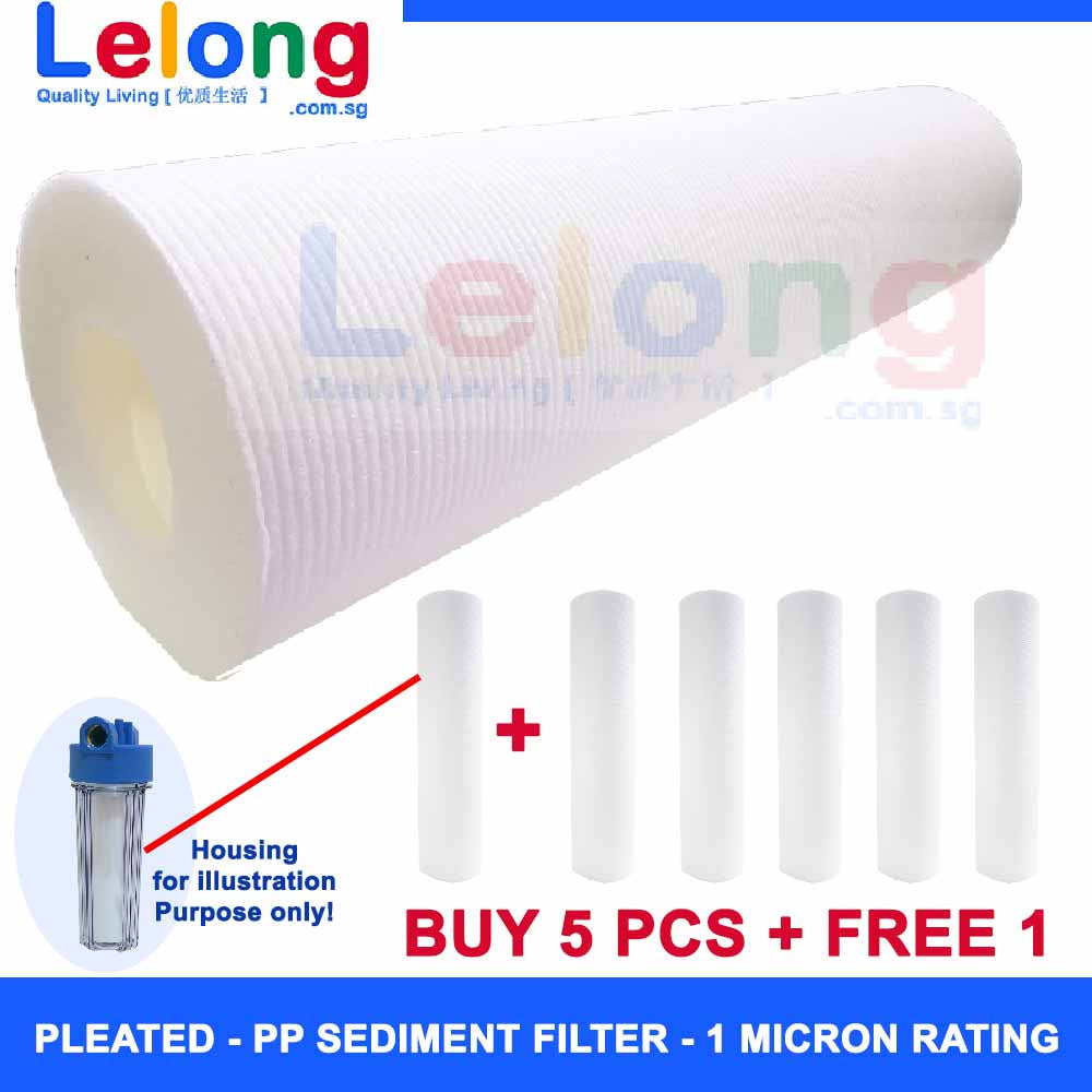 High quality 1 Micron Rating PP Sediment Pre-Filter Water Purifier, For removal of sand silt, dirt &amp; rust particles, Pre-Filter Water Filter Water Purifier RO Water Filter Pre-Filter Water Purification Water Filtration