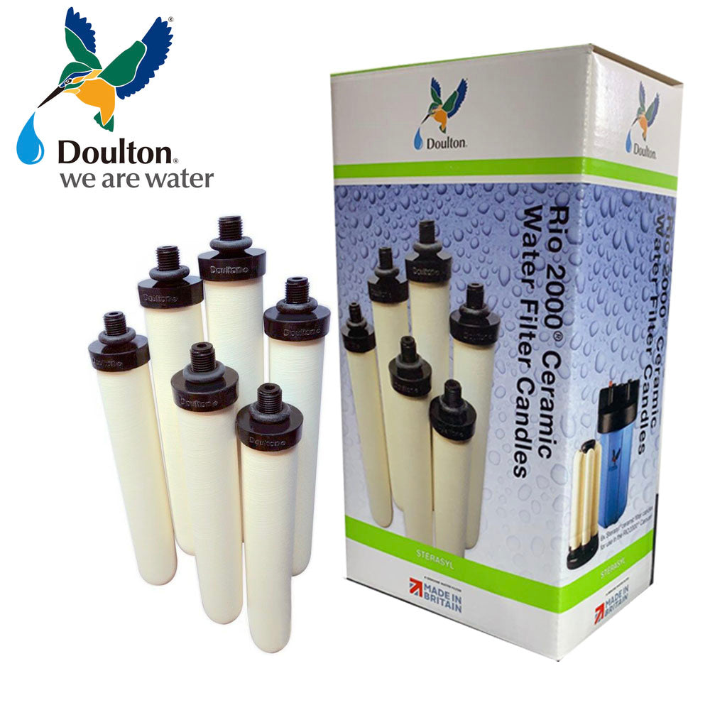 W9120145 6 x RIO 2000 8" Short Thread Sterasyl Elements ¦ No Module RIO 2000 system candle only