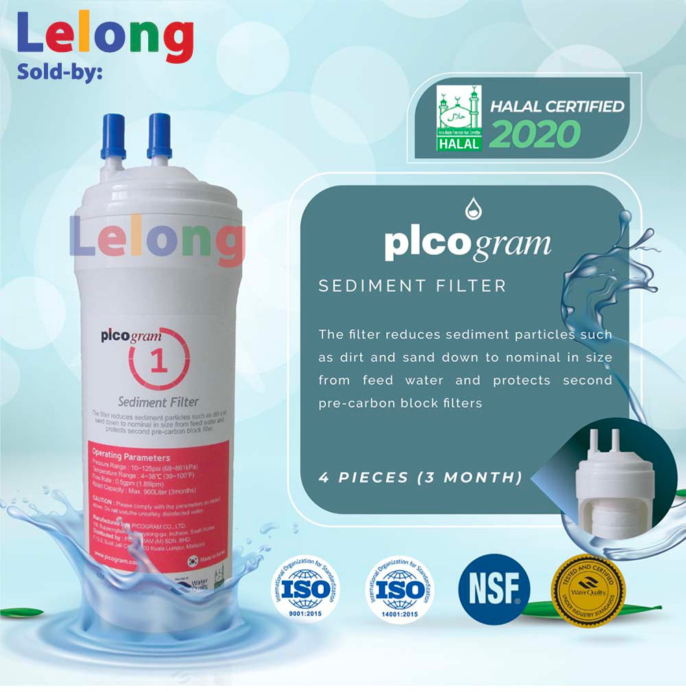 Korea Picogram RO Water Purifier System Replacement Cartridge,