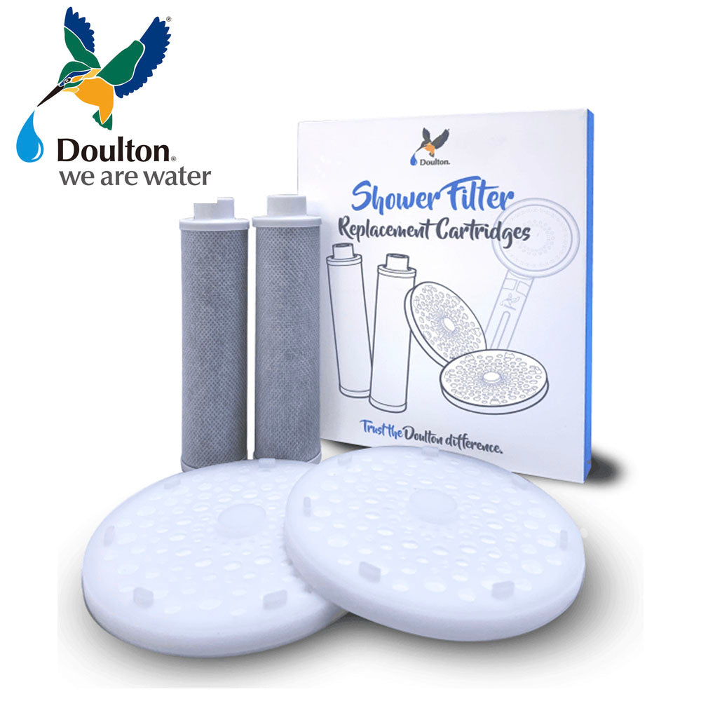 Refill for Doulton Filtered Water Shower Head, dechlorination &amp; particles reduction