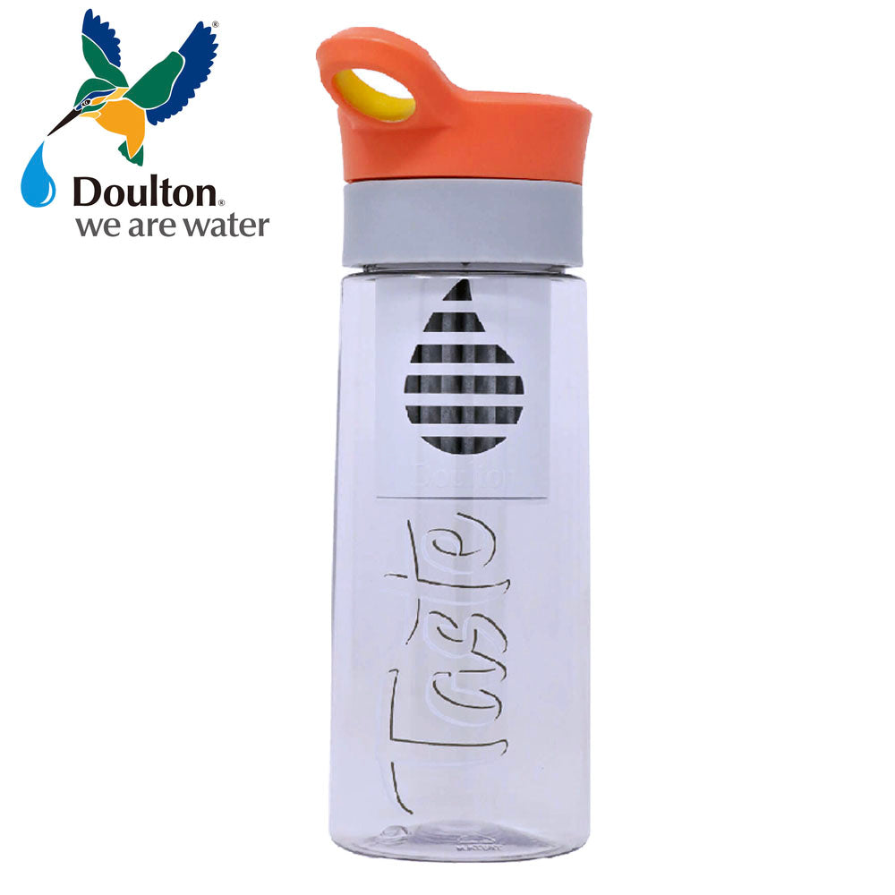 DOULTON TASTE Bottle Blue / Peach, Filtered Water Bottle
